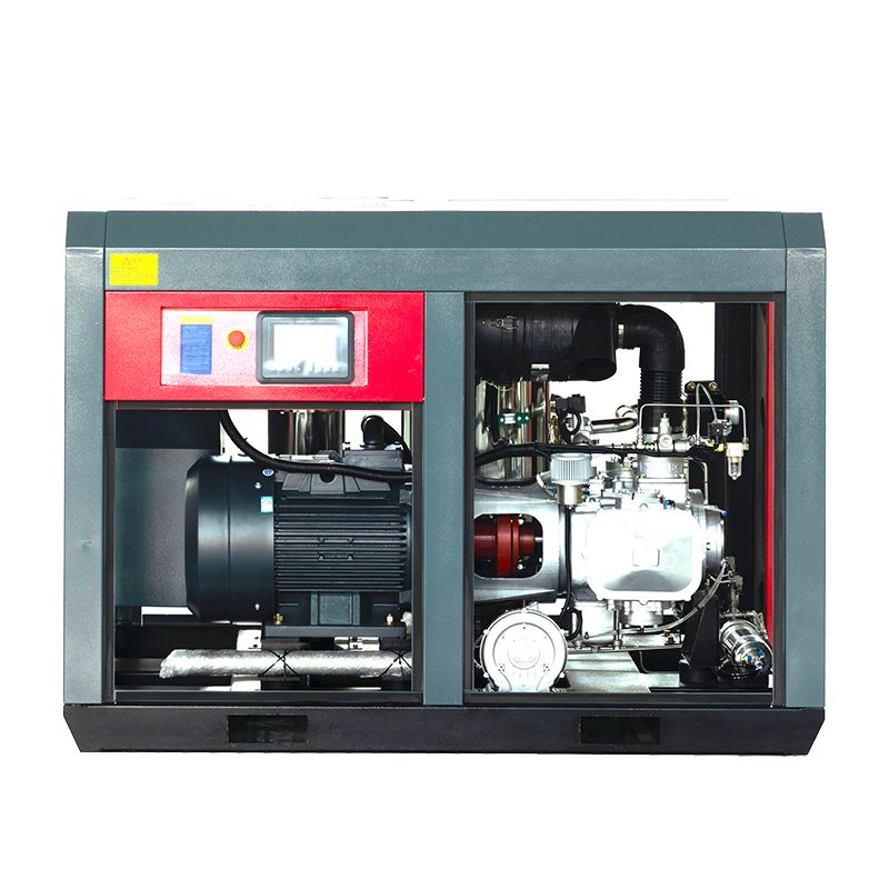 Low pressure water injection oil-free screw compressor
