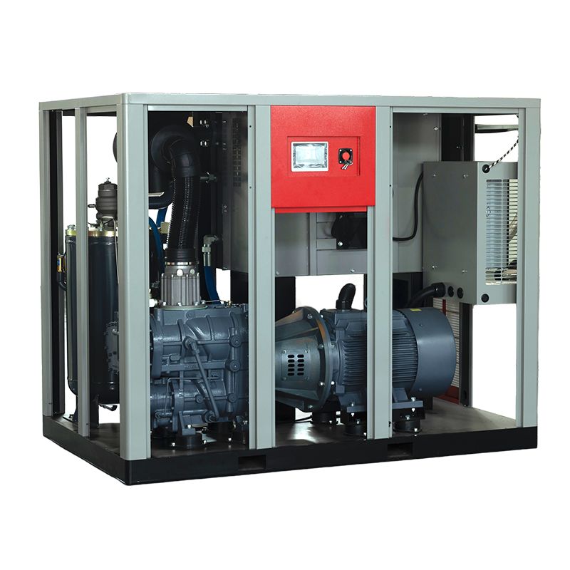 Two-Stage Permanent Magnet Variable Speed Screw Compressor